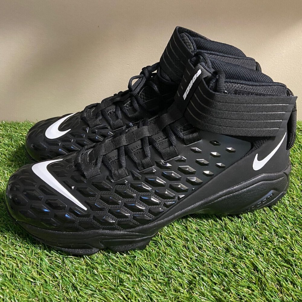 Men Nike Force Savage Pro 2 Shark P Football Cleats Black BV5448-001 Sz 11.5 NEW